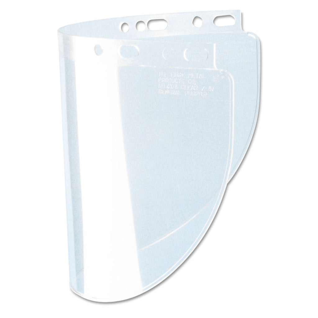Fibre-Metal High Performance Face Shield Window, Standard, Propionate, 11 x 8, Clear