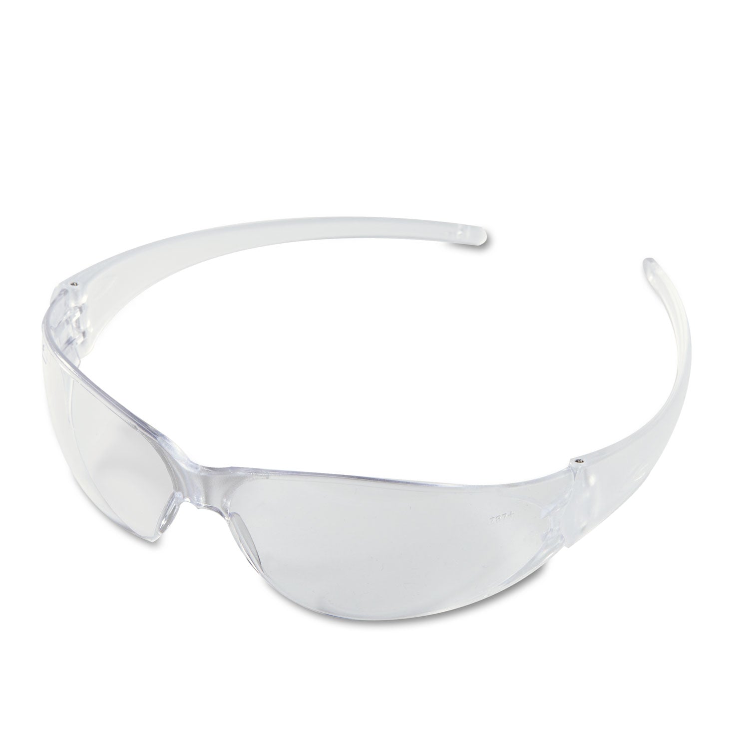 MCR Checkmate Wraparound Safety Glasses, CLR Polycarbonate Frame, Coated Clear Lens, 12/Box