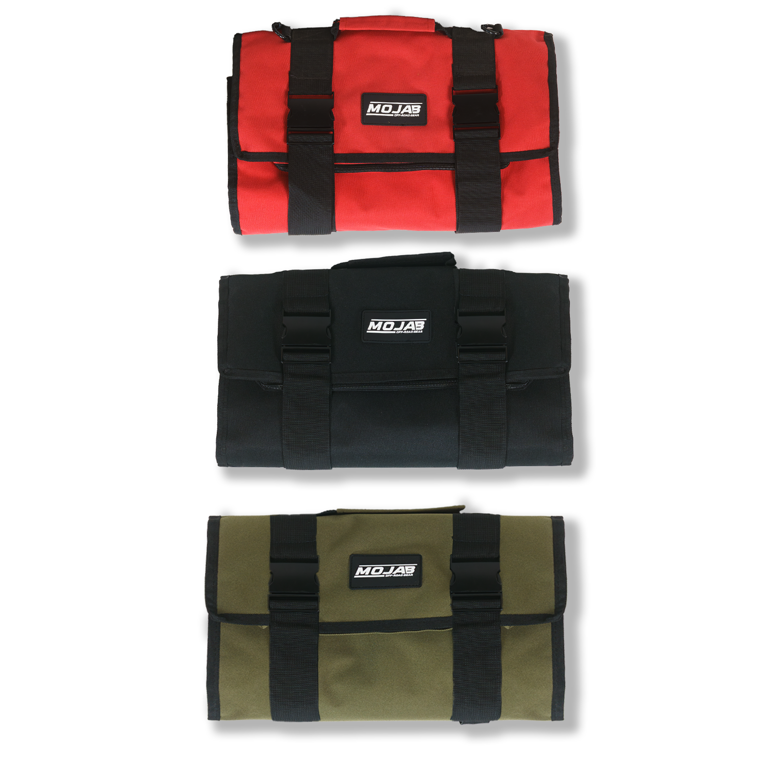 Large Canvas Tool organizer bag with 5 removeable pouches