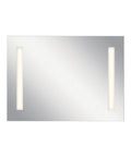 36"W x 26"H 4-Light Integrated LED Backlit Mirror with Bluetooth Soundbar