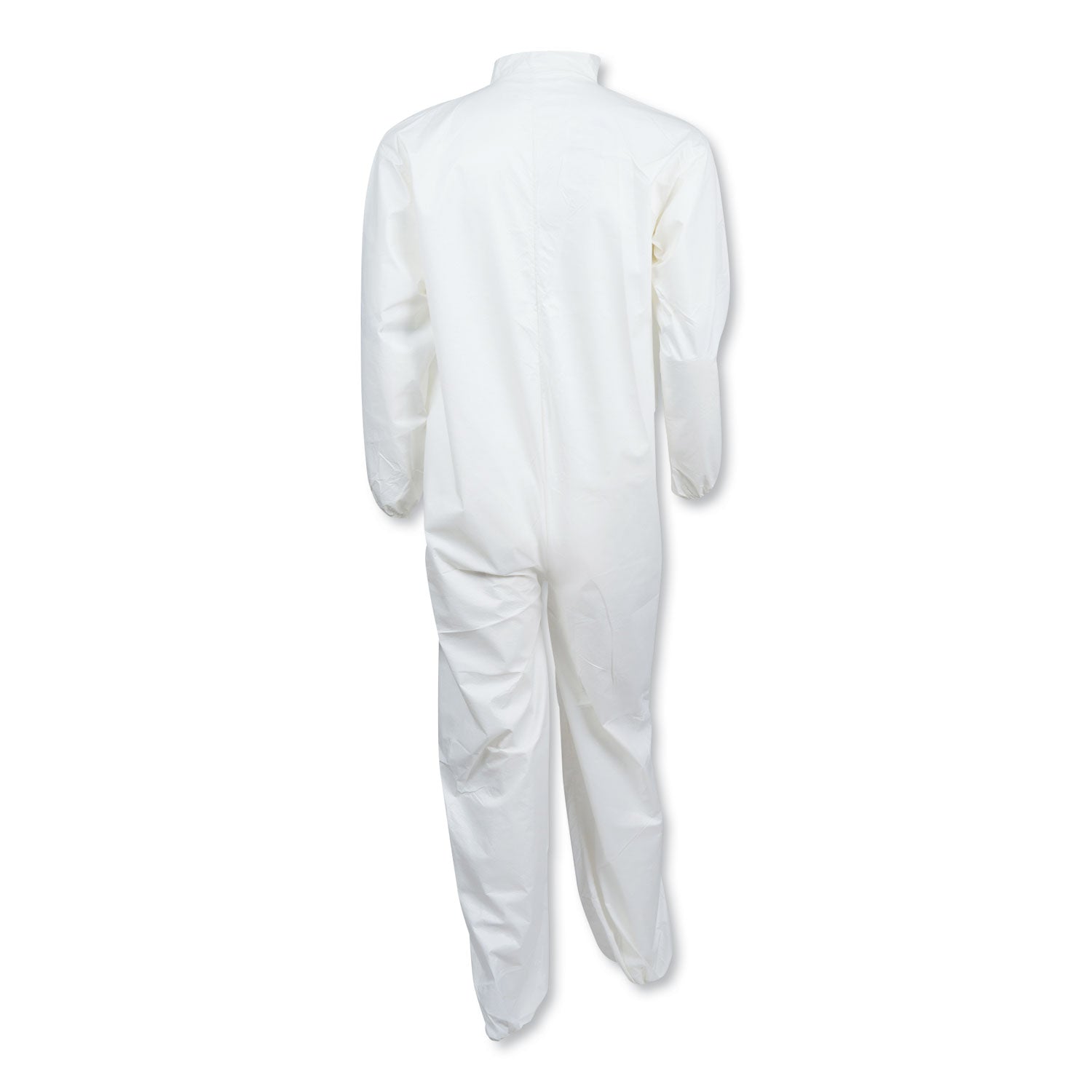 KleenGuard A40 Elastic-Cuff and Ankles Coveralls, White, Large, 25/Carton