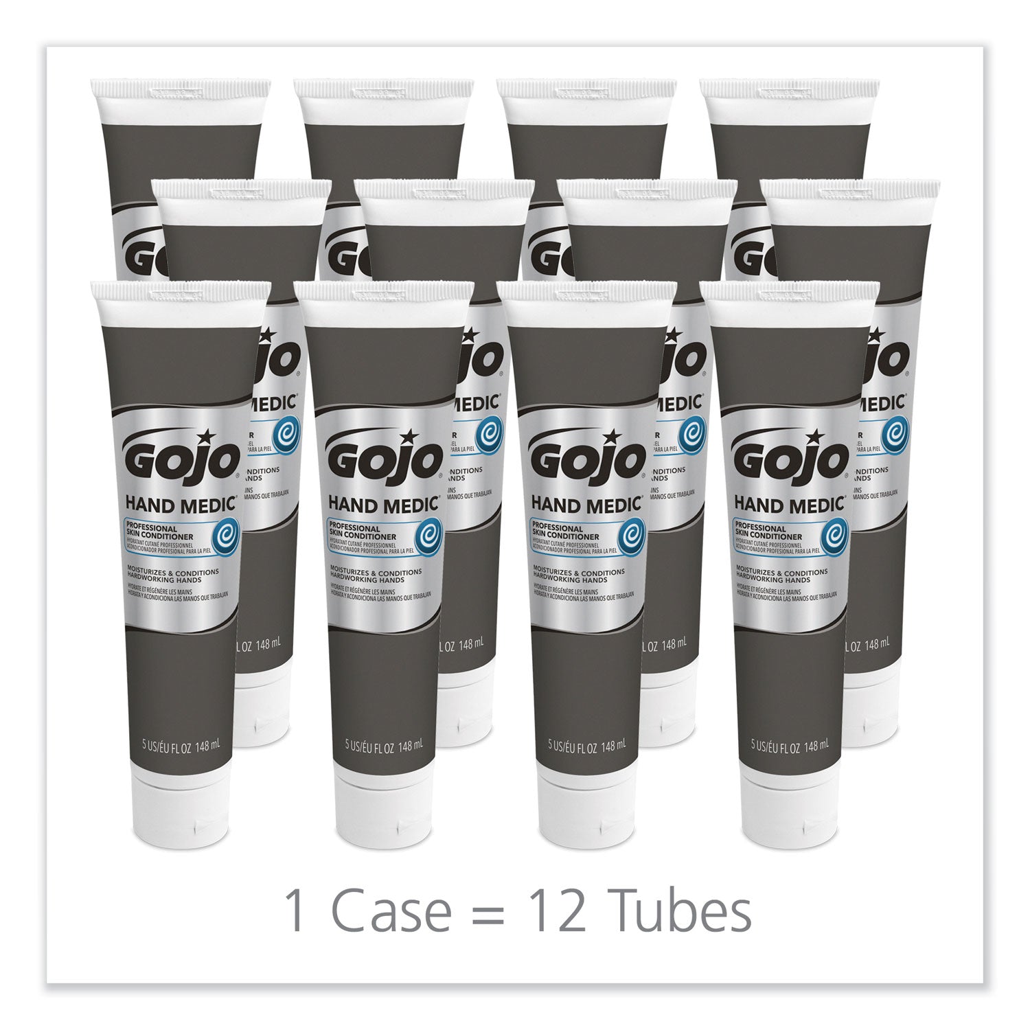 GOJO HAND MEDIC Professional Skin Conditioner, 5 oz Tube, 12/Carton