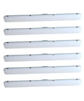 50"w Linear Vapor Tight 1-Light Integrated LED Light Strip [6 PACK] by RP Lighting