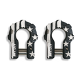 American Flag Black Edition 3/4'' Extreme duty Aluminum Shackle set (9T)