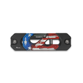 American Flag Aluminum Recessed Winch Shackle with Fairlead Kit.(LIFE TIME WARRANTY*)