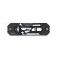 American Flag Black Edition Aluminum Recessed Winch Shackle with Fairlead. (LIFE TIME WARRANTY*)