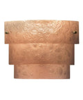 Cirrus 13"W 1-Light Bubble Bronze Finish with Bronze Bubble Glass Shade Wall Sconce Light Fixture
